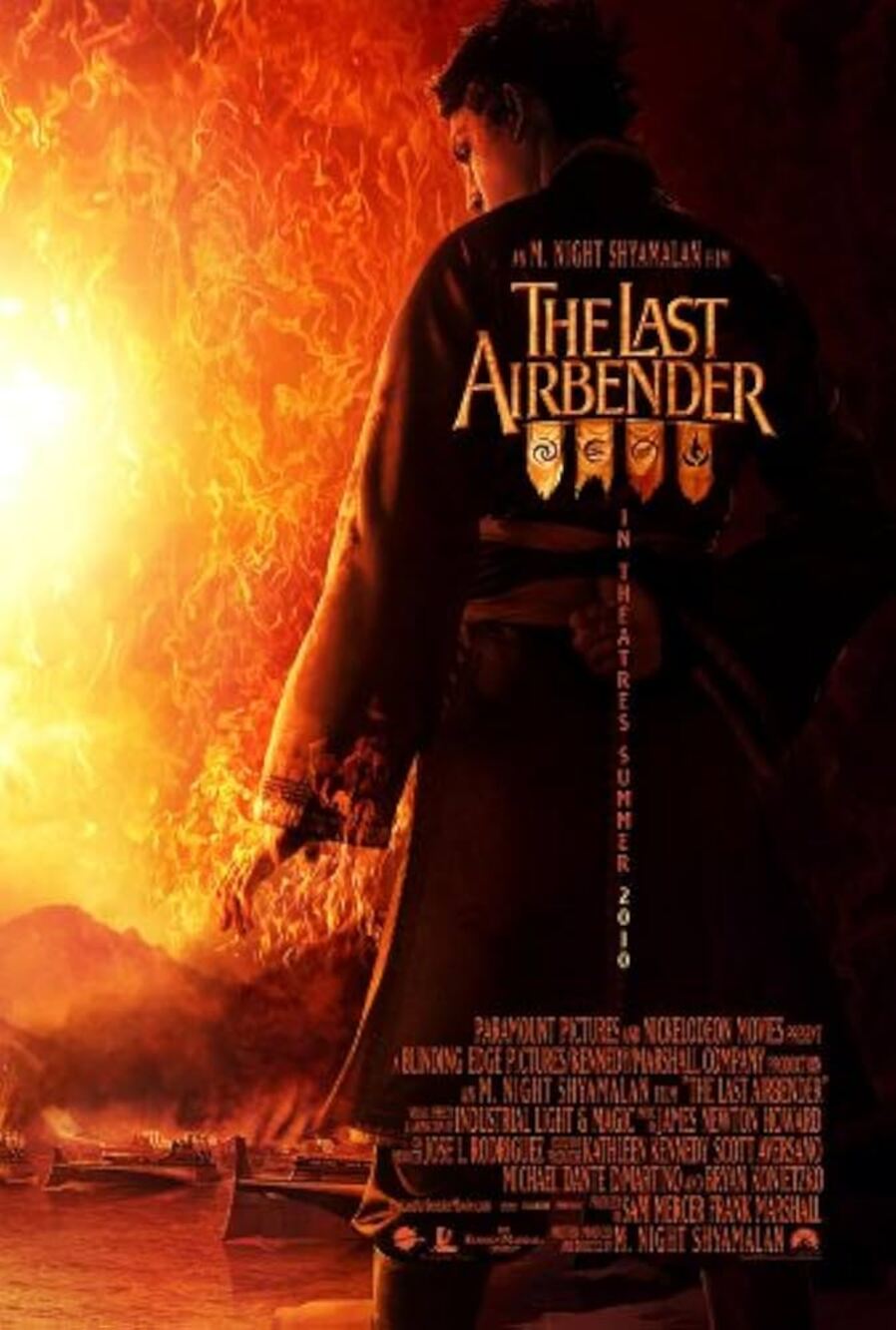 The Last Airbender Movie Poster 27 x 40 One Sheet Used Condition